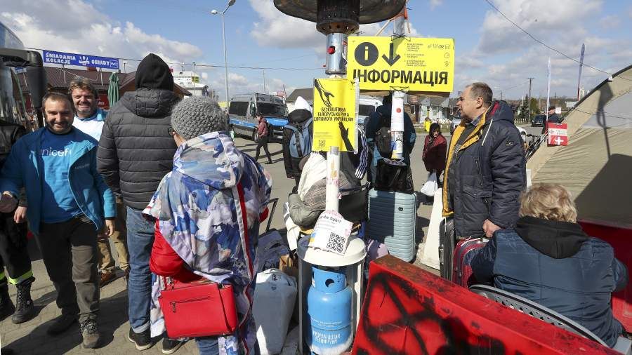 Погранохрана Польши назвала число прибывших беженцев с Украины