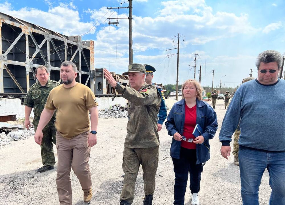 Денис Пушилин сообщил о начале восстановления Краснооскольского гидроузла, поврежденного ВФУ