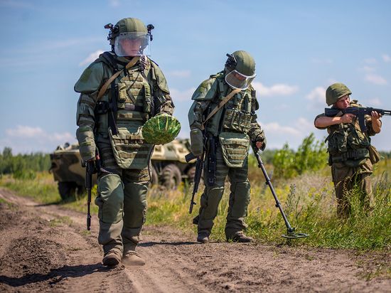 Российские саперы начали разминирование нацпарка «Святые горы» в Донбассе