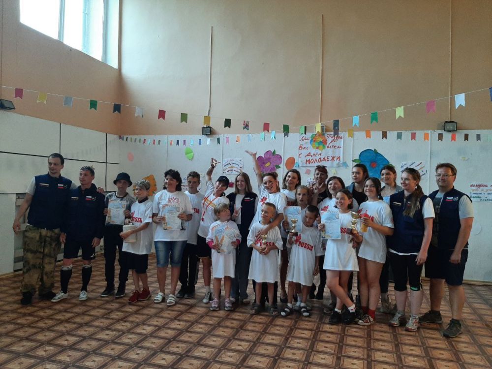 Жители села Лебединское приняли участие в спортивной семейной спартакиаде “Мы - спортивная семья”