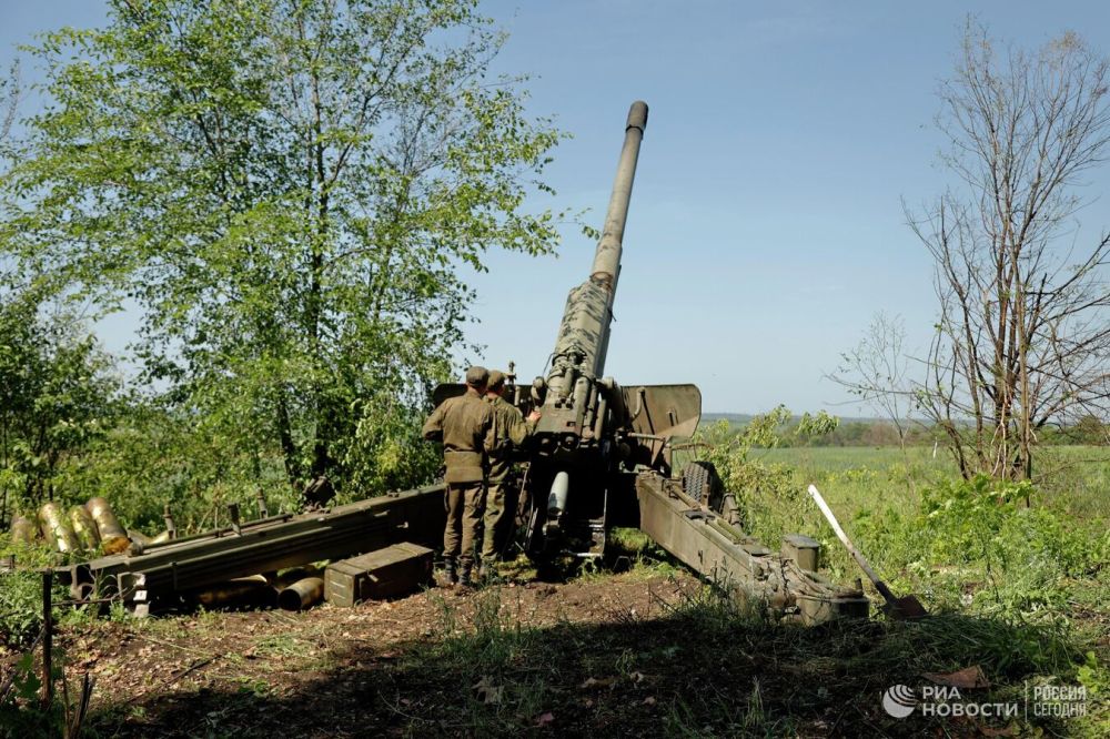 Силы ДНР работают по позициям ВСУ снарядами с надписью "За детей Донбасса"