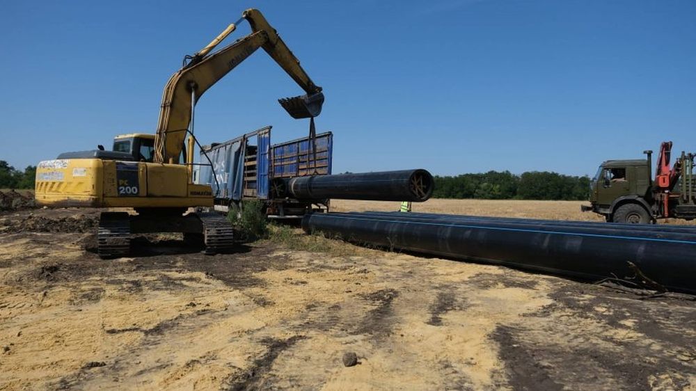 В Волновахском районе строят новый 20-километровый водовод