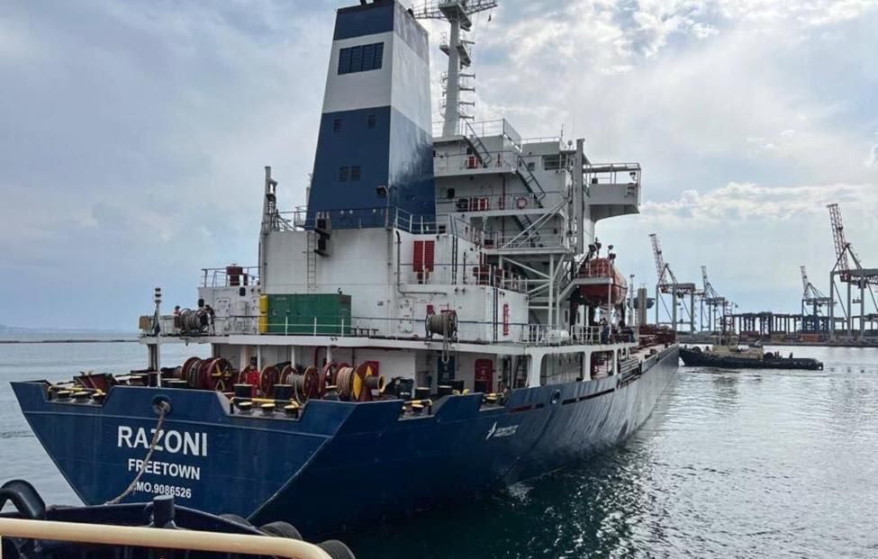 Прибытие первого судна с зерном и новые санкции против России События вокруг Украины