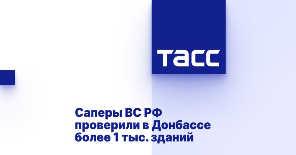 Саперы ВС РФ проверили в Донбассе более 1 тыс. зданий