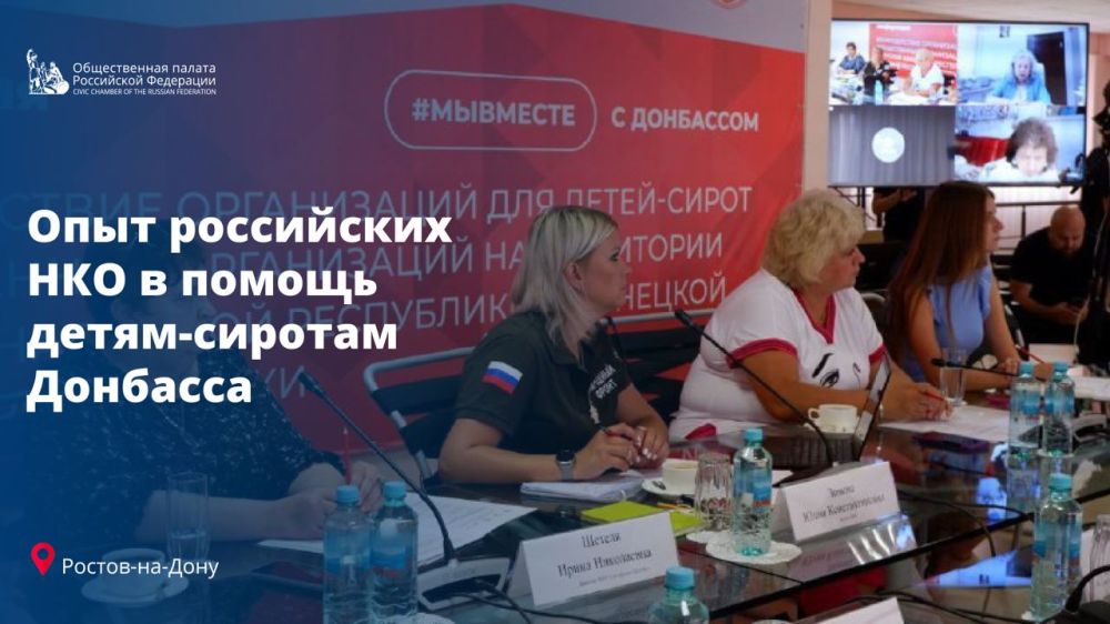 Члены ОП РФ обсудили вопросы взаимодействия учреждений для детей-сирот Донбасса с волонтерскими организациями России