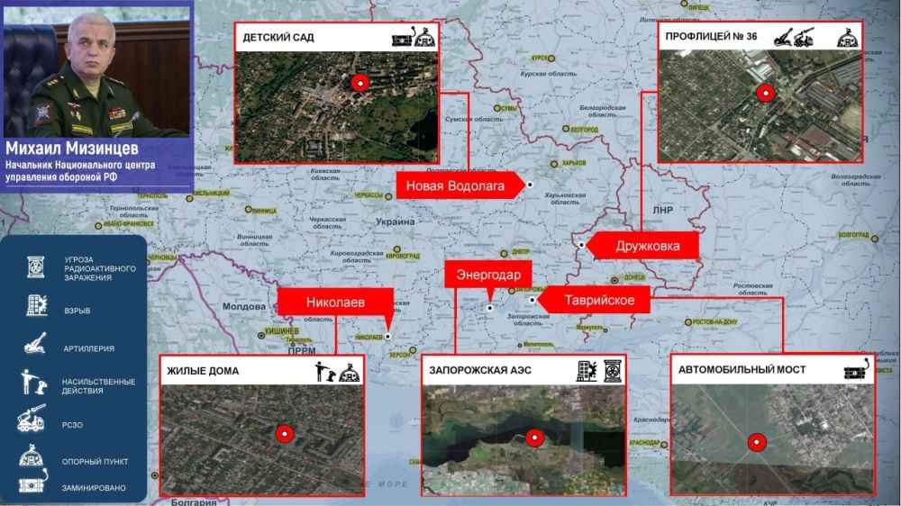 Главное из заявления начальника Национального центра управления обороной РФ генерал-полковника Михаила Мизинцева:
