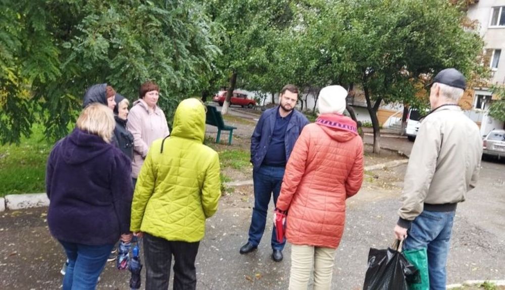 Глава администрации города Енакиево провел сход граждан