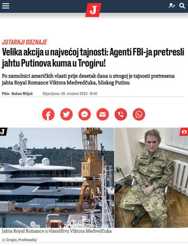 ����� ��������: ��� ��� �������� ���� ���������� � ��������, ����� ���������� ������ Jutarnji List