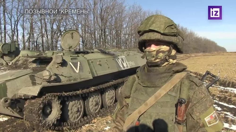 Работа российского противотанкового ракетного комплекса на Южно-Донецком направлении