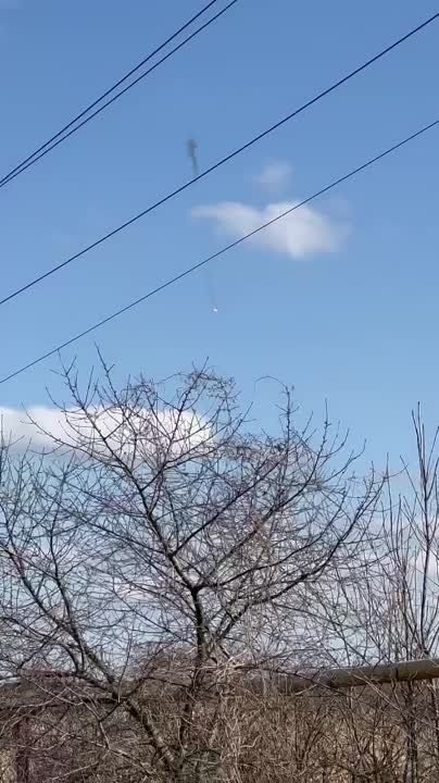 Рядом с Енакиево упал военный самолёт