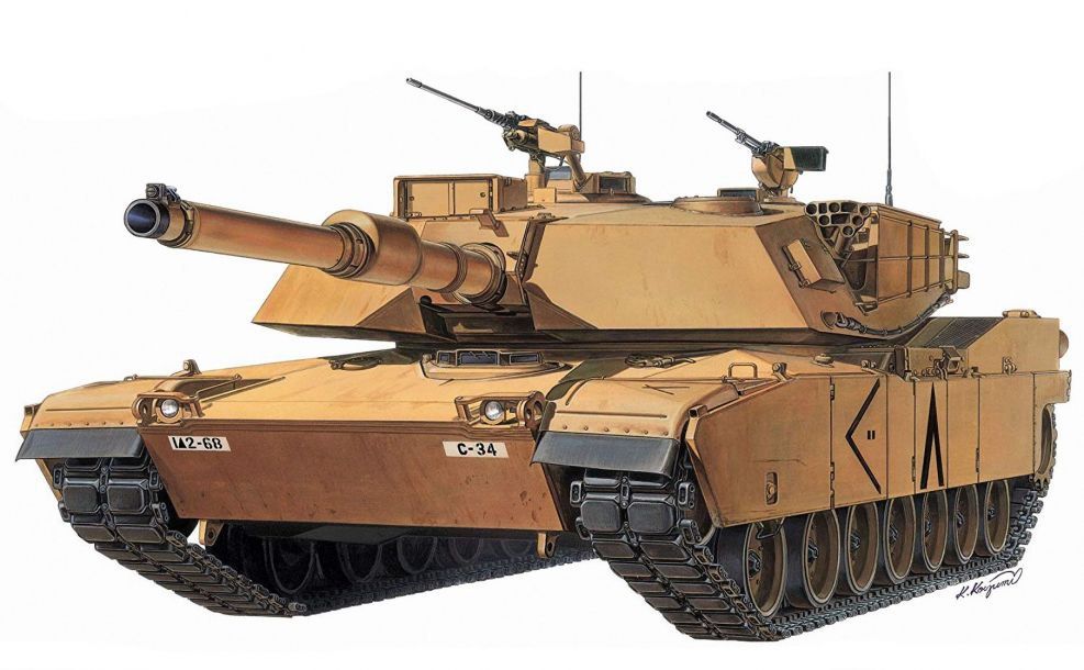 ���������� ���� ��� ��� ��������� ���� �� ��������� ������ M1 Abrams � �������