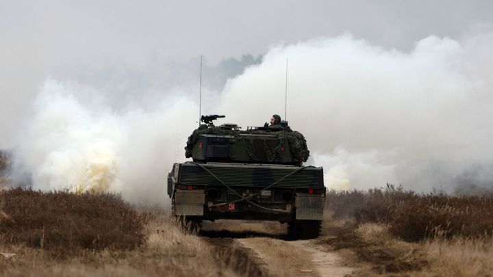 В ДНР на артемовском направлении заметили танки Leopard