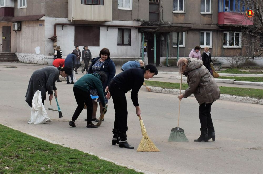 В Енакиево состоялся общегородской санитарный день