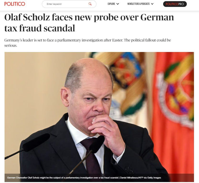 �������� ��� ����� ������ �������� �� ������������ � ������������� �� 30 ���� ����, � Politico