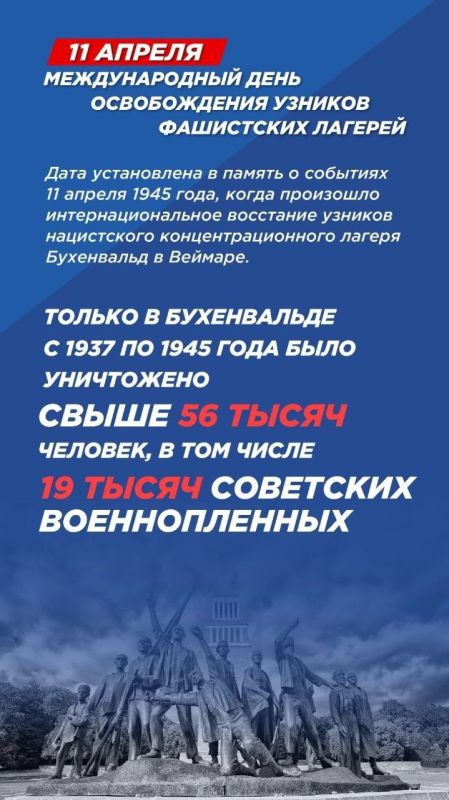 Руслан Дудников: 11 апреля ежегодно отмечается Международный день освобождения узников фашистских концлагерей