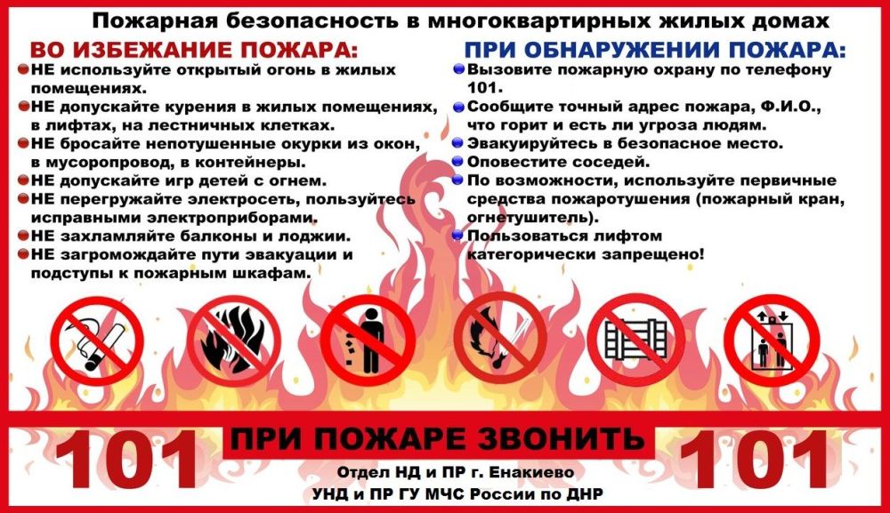 Пожарная безопасность в многоквартирных жилых домах