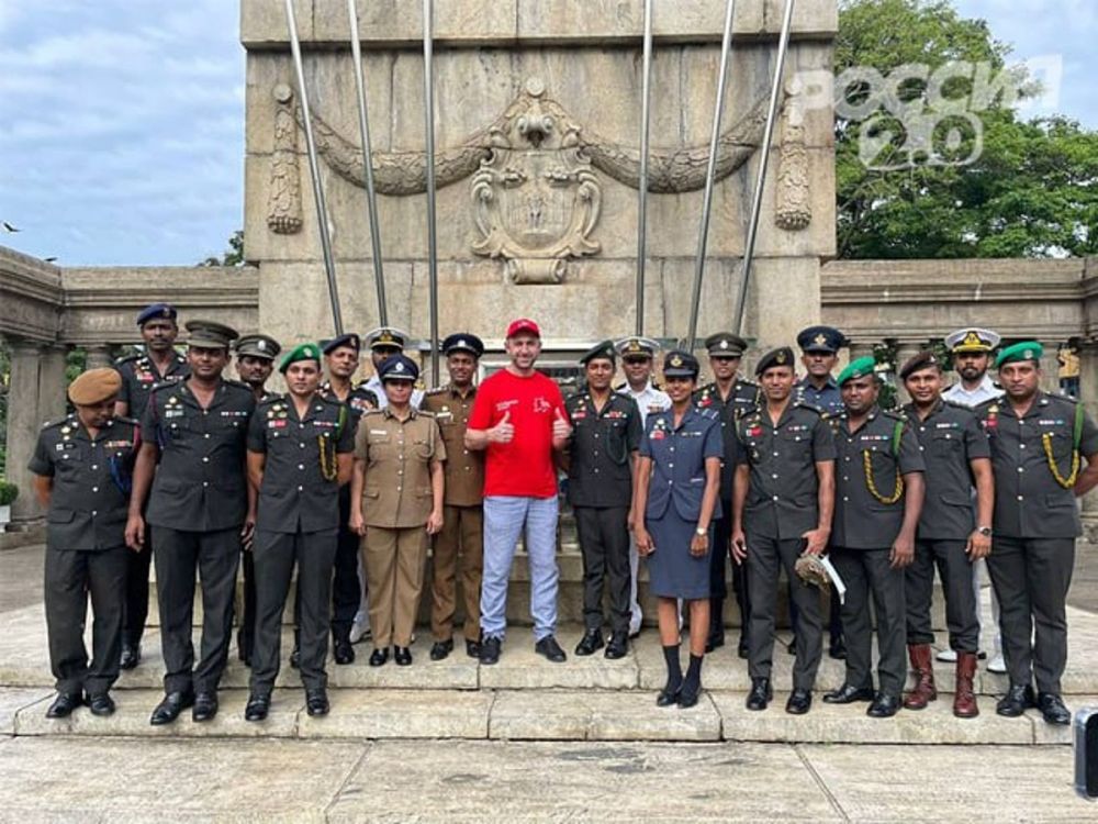 Частица Вечного огня доставлена из Донецка в Шри-Ланку