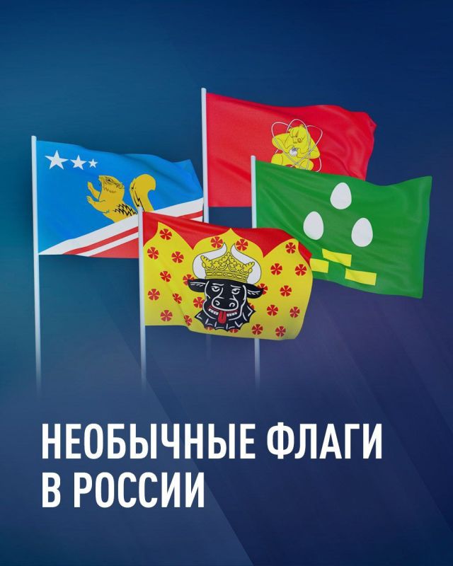 Руслан Дудников: Бык в короне, медведь с атомом и три желтых кирпича: необычные флаги населенных пунктов России в нашей подборке
