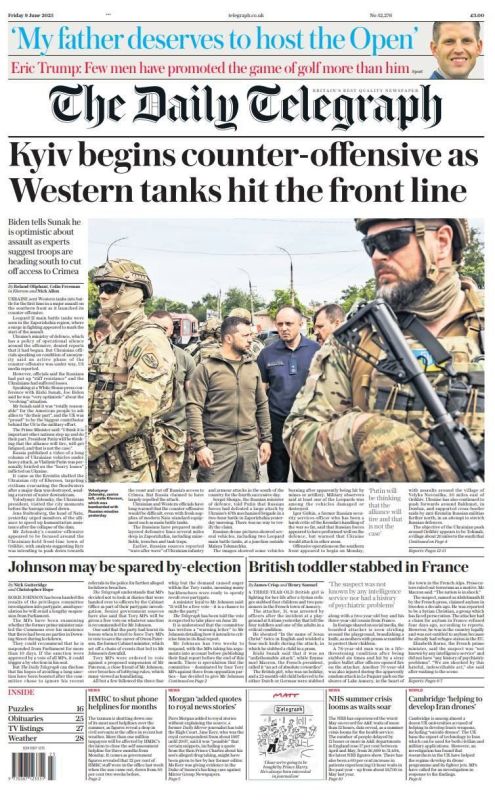 The Daily Telegraph ������ ��������� �� ���������� ��-�� ������� ������ �� ����� ������������