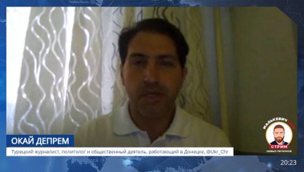 Александр Малькевич: Турецкий журналист, политолог и общественный деятель, работающий в Донецке Окай Депрем в «Стриме новых регионов» Малькевич LIVE рассказал о своих впечатлениях от ПМЭФ-2023: