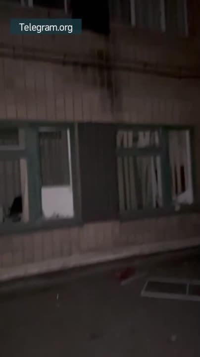 Кадры последствий обстрела больницы №2 в Макеевке