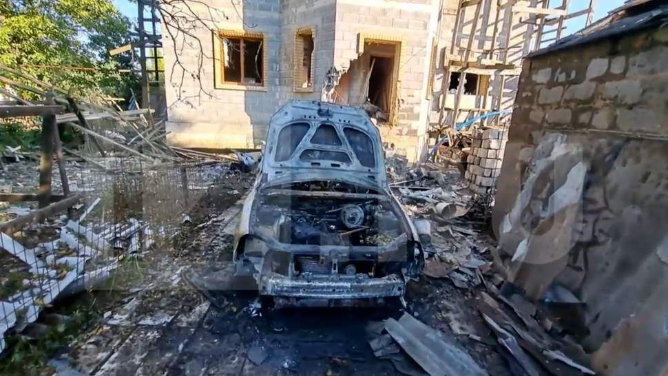 Опубликованы кадры с последствиями обстрела Донецка