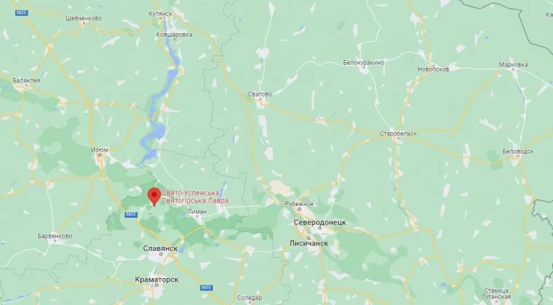 Специальная техника и строительные рабочие появились у Святогорской лавры