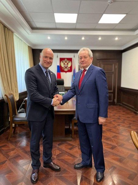 Рабочая встреча главы Ространснадзора с Министром транспорта Донецкой Народной Республики Владимиром Тужилиным