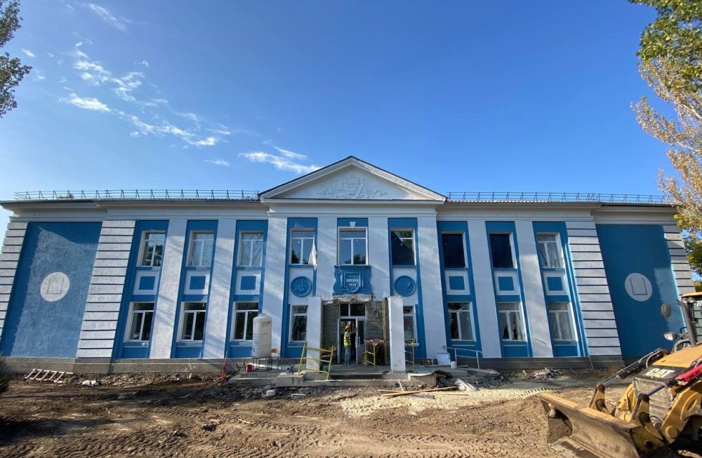 В Мариуполе к новому учебному году восстанавливается школа № 14