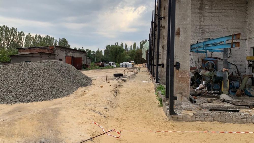 Ленинградские специалисты завершили устройство фундаментов ангара ТТУ в Енакиево