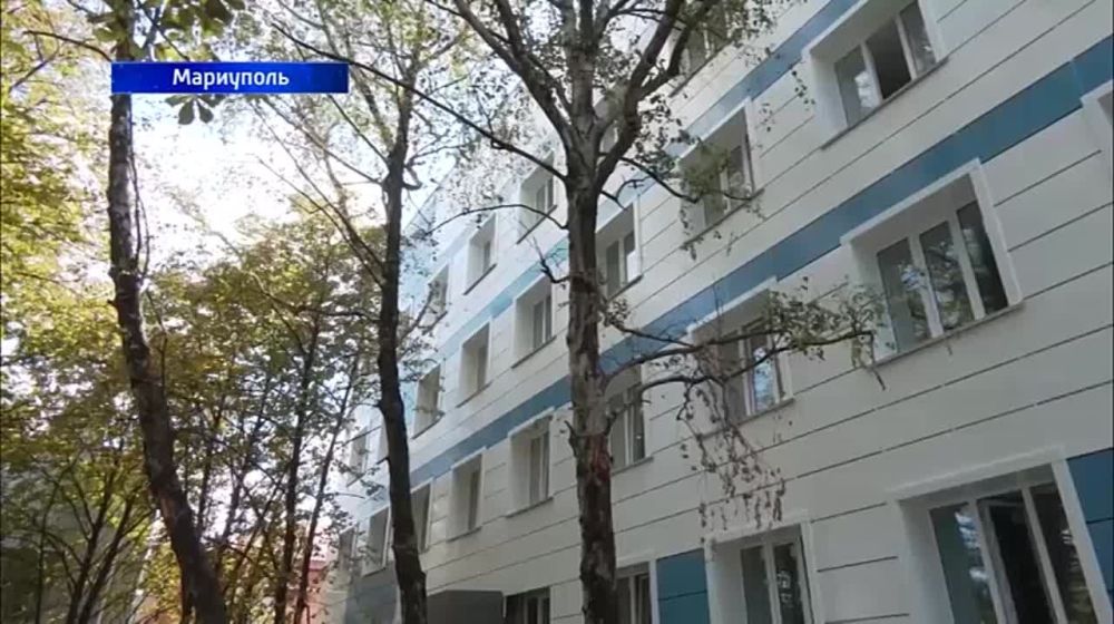 Московские строители в Мариуполе восстанавливают больницу интенсивного лечения, станцию переливания крови и поликлинику