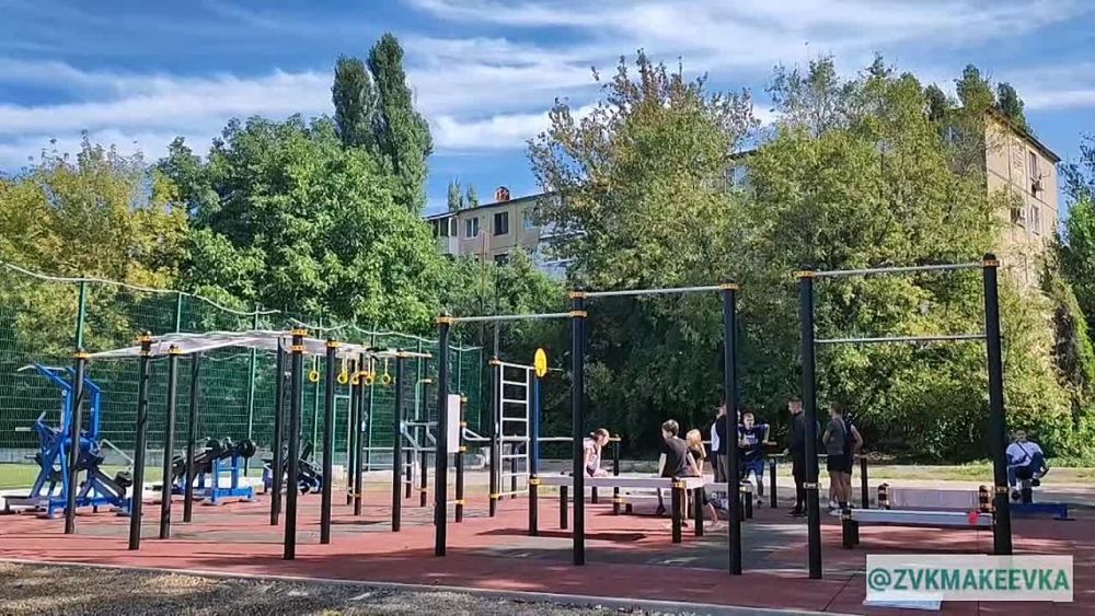 Владислав Ключаров: Я рад сообщить об открытии первой в Республике спортивной площадки ГТО на территории города Макеевки