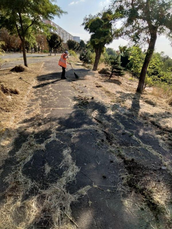 Мариупольский «Зеленстрой» благоустроил памятники воинам-освободителям