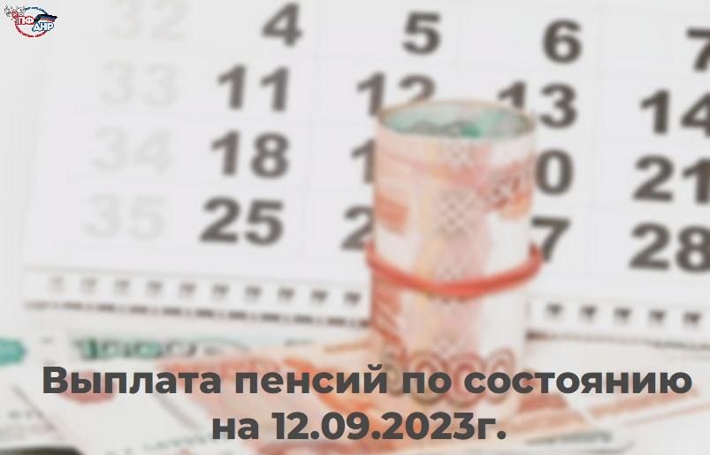 ������� ������ �� ��������� �� 12.09.2023�