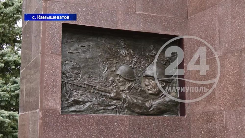 Памятник погибшим односельчанам во время ВОВ открыли в Камышеватом