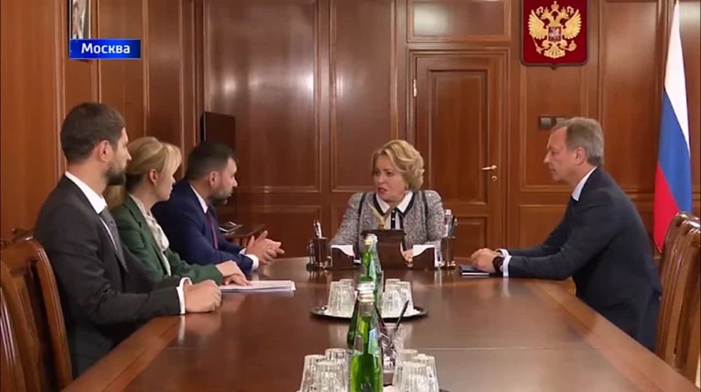 Денис Пушилин и Валентина Матвиенко обсудили вопросы развития ДНР