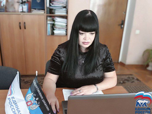 В режиме видеоконференции управляющий делами администрации Кировского района г. Макеевки, помощник секретаря местного...