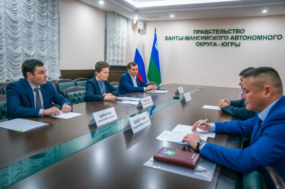 Владислав Ключаров: В ходе рабочего визита в Ханты-Мансийск, встретился с Губернатором Югры Натальей Комаровой