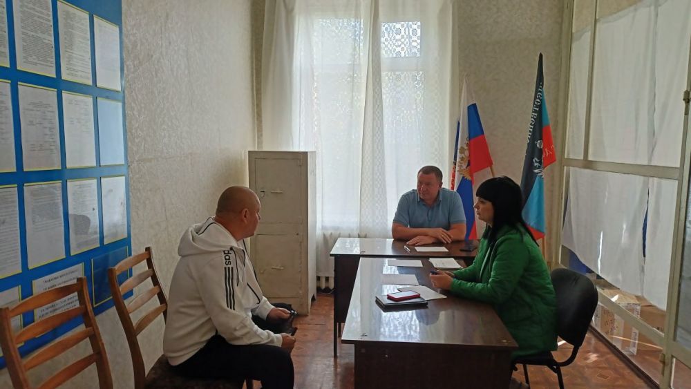 Состоялся личный прием. К глава муниципального образования городского округа Снежное Донецкой Народной Республики Сергею...