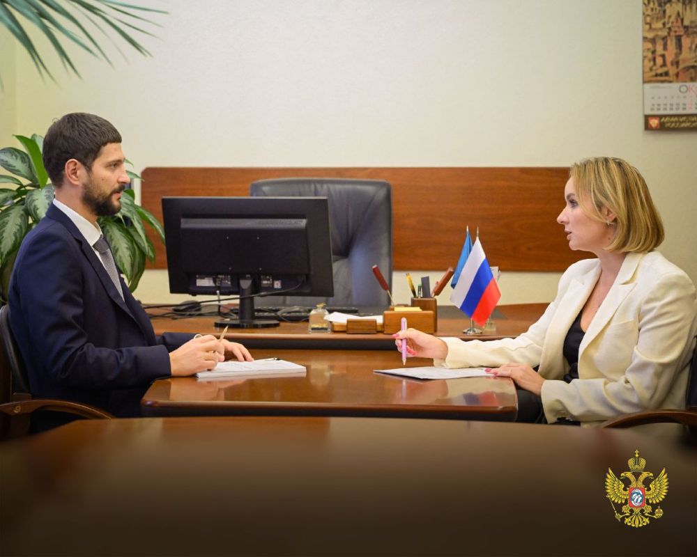 Мария Львова-Белова: Встретились с Александром Волошиным, сенатором от Донецкой Народной Республики.