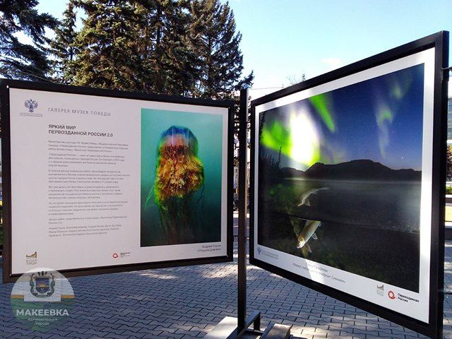 Уличная выставка «Яркий мир первозданной России» открылась в Макеевке