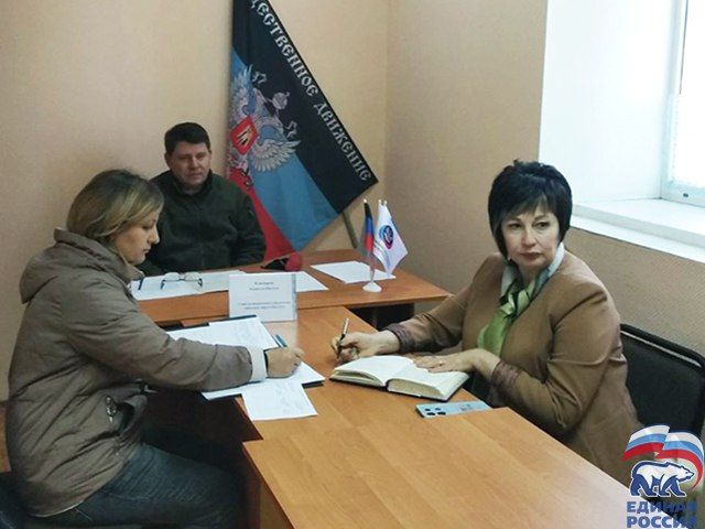 В Червоногвардейском районе прошёл приём жителей