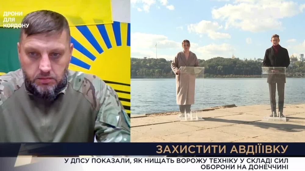 Киевский глава Авдеевки устало докладывает по ТВ о четвертых сутках русского наступления на город - тяжелые бои продолжаются