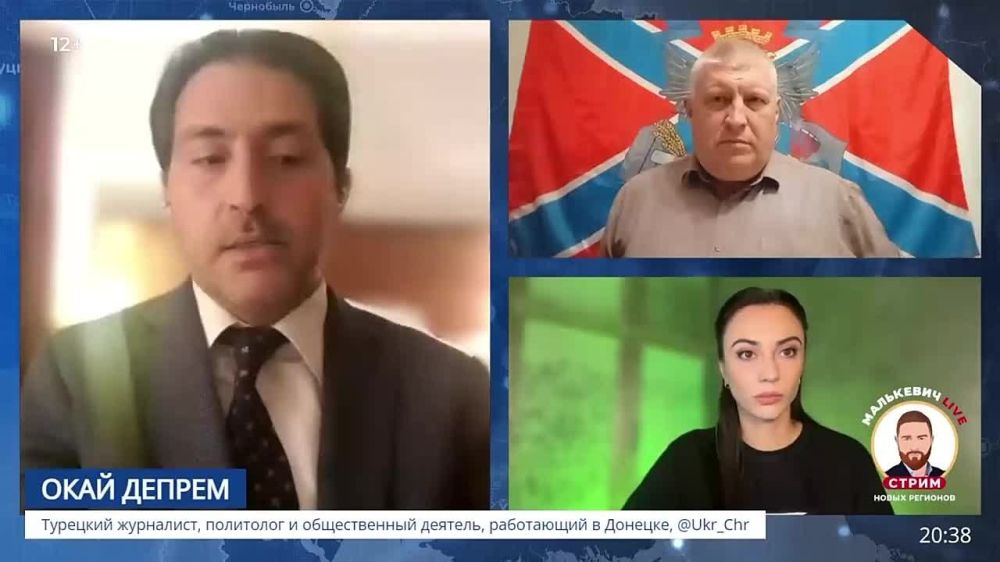 Турецкий журналист, политолог и общественный деятель, работающий в Донецке, Окай Депрем в эфире Малькевич LIVE рассказал об участии в Ялтинском международном экономическом форуме: