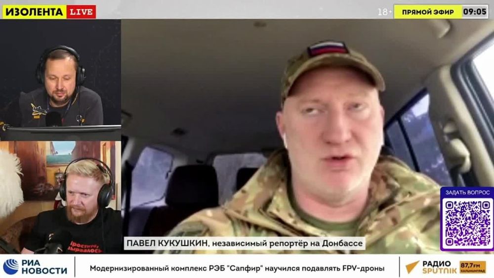Независимый репортёр на Донбассе Павел Кукушкин @ttambyl в эфире «ИзолентаLive» о ситуации на Авдеевском направлении