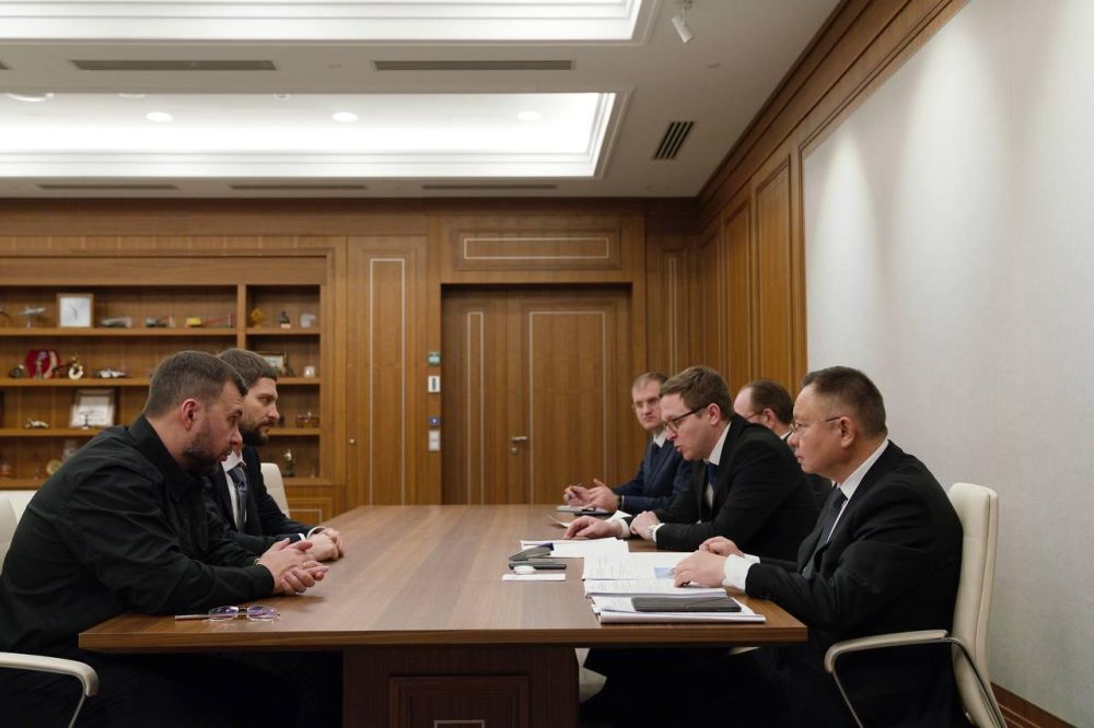 Ирек Файзуллин провел рабочую встречу с Главой ДНР Денисом Пушилиным