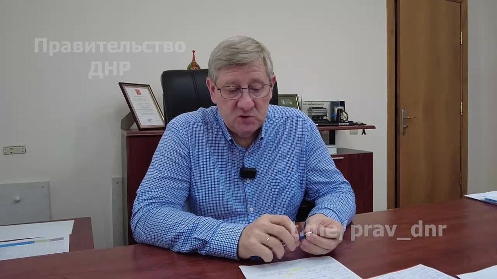 Первый заместитель Председателя Правительства Андрей Чертков о текущей ситуации в энергосистеме ДНР