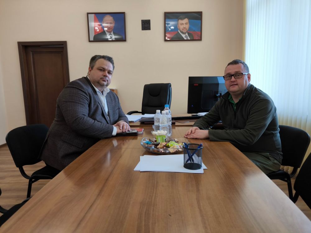 Встреча с заместителем директора Центра «Мой бизнес», который открылся в ДНР