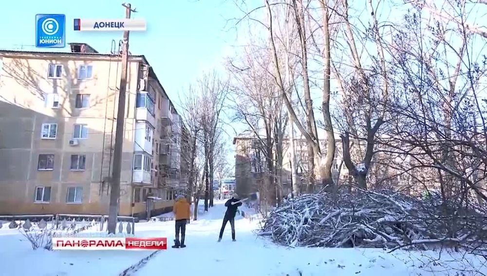 Кто спасает ДНР от снегопадов? 14.01.2024, "Панорама Недели с Мариной Лысенко"