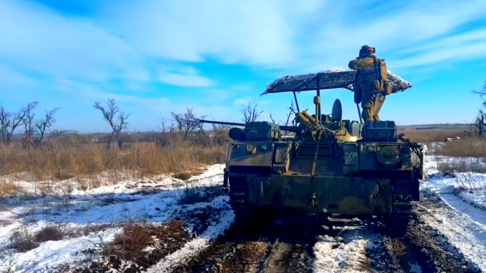 БМД-2 ВДВ России с РЭБ «Лесочек» под Соледаром